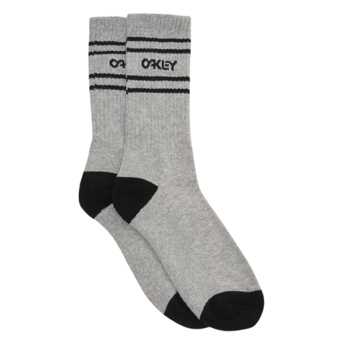 Șosete Oakley Icon B1B Socks 2.0 New Granite HTHR/Black