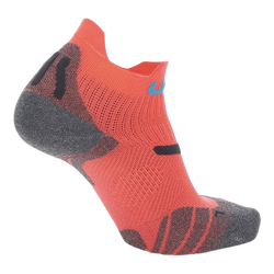 Șosete de exterior UYN Woman Run 2in Socks Coral Fluo/Anthracite