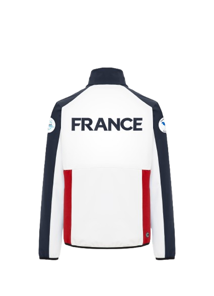Softshell pentru bărbați Colmar Replica Softshell Jacket White/Navy/Bright Red - 2025/26