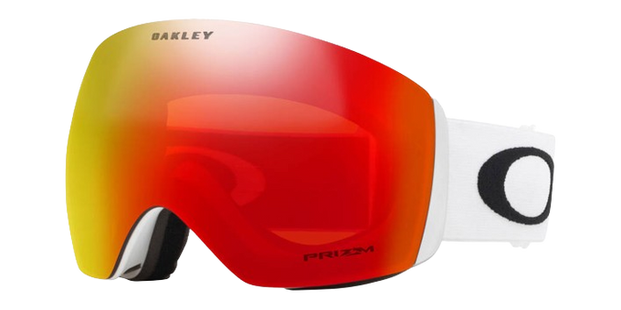Ochelari de protecție Oakley Flight Deck L Matte White/Prizm Snow Torch Iridium - 2025/26