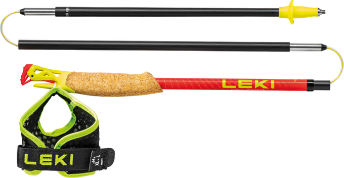 Bețe de alergare LEKI Ultratrail FX One Superlite Red Trail Running Poles