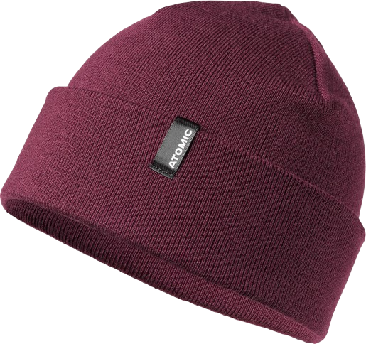 Șapcă Atomic Alps Rolled Cuff Beanie Maroon – 2025/26