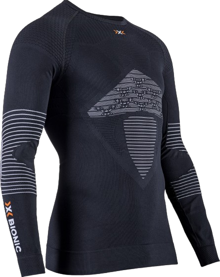 X-bionic Energizer 4.0 Shirt LG SL Men Opal Black/Arctic White - 2024/25