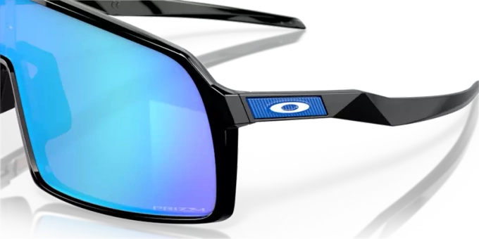 Ochelari de vedere Oakley Sutro Polished Black Frame/ Prizm Sapphire Lenses - 2023