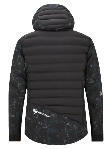 Geaca de schi Ziener RCE Coach Jacket Unisex Black Foggy Print - 2024/25