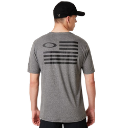 OAKLEY SI Oakley Flag Tee Athletic Heather Gray