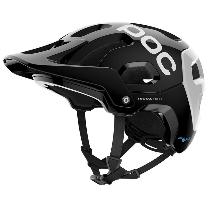 Cască de bicicletă POC TECTAL RACE SPIN URANIUM BLACK/HYDROGEN WHITE - 2021