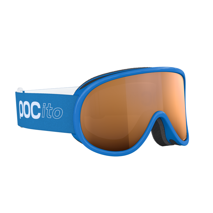 Ochelari de protecție POC Pocito Retina Fluorescent Blue/Partly Sunny Light Orange - 2025/26