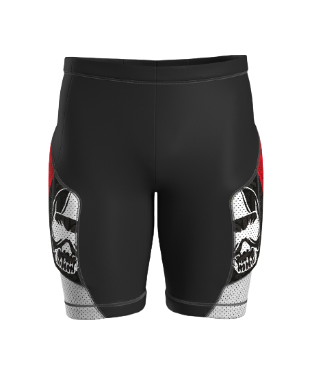 Pantaloni scurți cu protecții Energiapura Panta Racing Red/Black - 2024/25