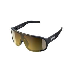 Ochelari de soare POC Aspire Mid Uranium Black/Clarity Road/Partly Sunny Gold