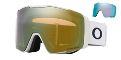 Ochelari de schi Oakley Line Miner Pro L Matte White Prizm Sage Gold + lentile suplimentare Prizm Sapphi - 2024/25