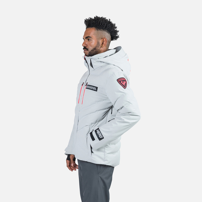 Geaca de schi Rossignol Hero Blackside Puffy JKT Soft Gray - 2024/25