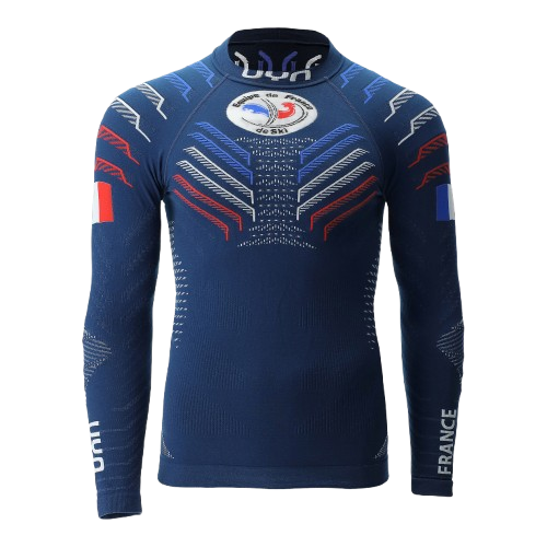 Lenjerie termică UYN Natyon 3.0 Junior France UW Shirt LG SL Turtle Neck - 2025/26