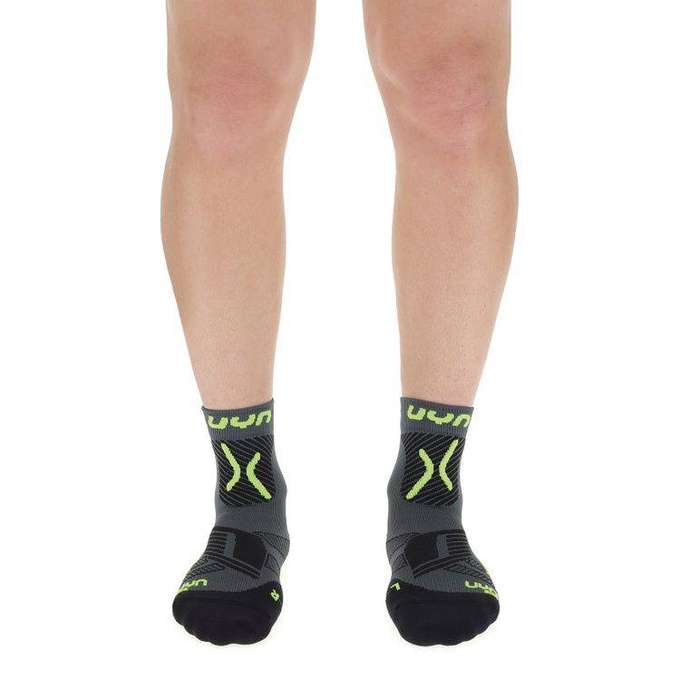 Sosete de Ciclism UYN Man Cycling MTB Anthracite/Yellow Fluo
